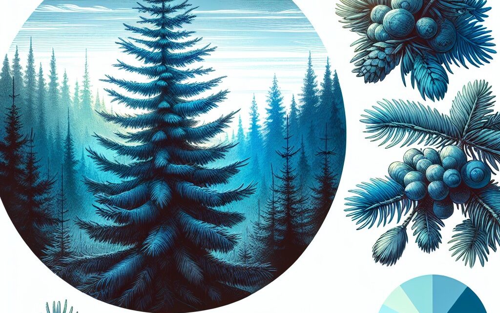 Blau Fichte