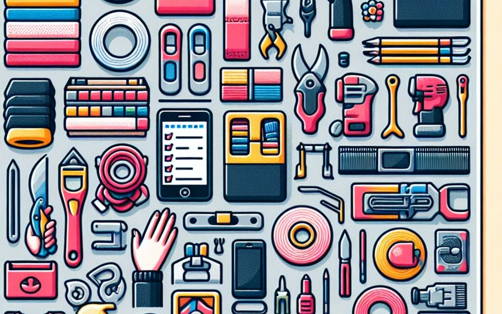 Rzepy samoprzylepne do organizacji kabli